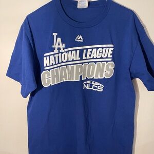 Majestic LA Dodgers 2018 NLCS Champs Shirt Sz L